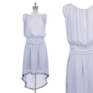 House Of Harlow 1960 Grey Roman Chiffon Dress NWT